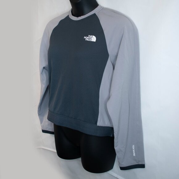 The North Face Tekware Futurefleece Sweatshirt Top Womens XL Gray Pullover 0301D - Picture 4 of 8
